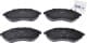 96534653 General Motors Тормозные колодки