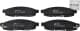1434.02 Remsa Гальмівні колодки для Nissan NV200