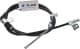 13105558R Ashika Трос ручного гальма