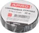 Изолента Apro et25black черный ПВХ 17 мм x 25 м