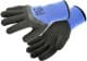 Перчатки рабочие Hoegert Technik Zicher полиэстеровые с латексным покрытием синий