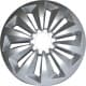Комплект колпаков на колеса Fox серебристый хромированная