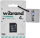Карта памяти Wibrand microSDHC 4 ГБ с SD-адаптером