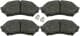 16498 Febi Гальмівні колодки для Mazda 323