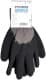 Рукавички робочі Goodview Protective Glove трикотажні чорні з сірим