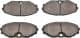 ADN142112 Blue Print Тормозные колодки