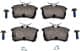 13.0460-5827.2 ATE Тормозные колодки для Honda Accord