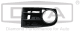 88530836602 DPA Решітка радіатора для Volkswagen Golf