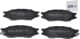 KBP-6577 Kavo Parts Тормозные колодки для Nissan Almera
