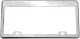 Рамка номерного знака Elegant EL100605 цвет серебристый