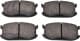2126.00 Roadhouse Тормозные колодки для Mazda 323