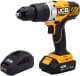 Шуруповерт JCB аккумуляторный JCB-18CD (1 аккумулятор + ЗУ)