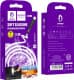 Кабель Denmen D19L DM-D19L-WH USB - Apple Lightning 1 м