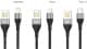 Кабель XO NB188 NB188-L-1-GR Apple (широкий) - Apple Lightning 1 м
