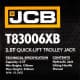 Домкрат JCB подкатной гидравлический 2,5 т JCB-T83006B