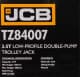 Домкрат JCB подкатной гидравлический 3,5 т JCB-TZ84007