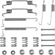 182187 Febi Монтажний комплект барабанних гальмівних колодок