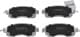 50011001 Ashika Гальмівні колодки