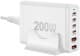 Сетевое зарядное устройство WUW GaN C214 200 Вт