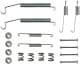 182157 Febi Монтажний комплект барабанних гальмівних колодок