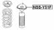 NSSY51F Febest Опора амортизатора