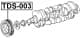 TDS-003 Febest Шкив коленчатого вала