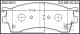 0501GFF Febest Тормозные колодки