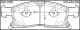1601166F Febest Тормозные колодки