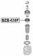 BZB639F Febest Опорный подшипник амортизатора