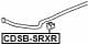 CDSB-SRXR Febest Втулка стабилизатора