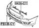 0436cy Febest Передняя панель кузова для Mitsubishi Lancer