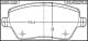 0201e11f Febest Тормозные колодки