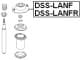 DSS-LANF Febest Опора амортизатора для Daewoo Lanos