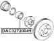 DAC32720045 Febest Подшипник ступицы колеса