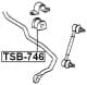 TSB-746 Febest Втулка стабілізатора
