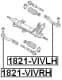 1821-VIVLH Febest Наконечник кермової тяги