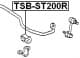 TSB-ST200R Febest Втулка стабилизатора