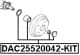 DAC25520042-KIT Febest Подшипник ступицы колеса