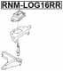 RNM-LOG16RR Febest Подушка двигуна (КПП)