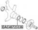 DAC40723336 Febest Подшипник ступицы колеса
