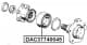 DAC37740045 Febest Підшипник ступиці колеса