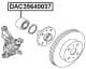 DAC35640037 Febest Подшипник ступицы колеса