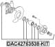 DAC42763538-KIT Febest Подшипник ступицы колеса