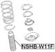 NSHB-W11F Febest Пильник амортизатора для Nissan Avenir