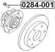 0284-001 Febest Запчастина
