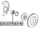 DAC43793841M Febest Подшипник ступицы колеса