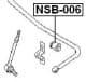 NSB-006 Febest Втулка стабилизатора
