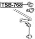 TSB-768 Febest Втулка стабилизатора