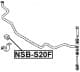 NSB-S20F Febest Втулка стабилизатора для Mazda E-Series