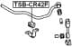 TSB-CR42F Febest Втулка стабілізатора